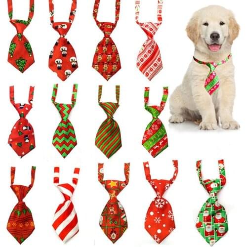 2Pcs Pets dog accessories Adjustable Dog Tie Christmas puppy accessories for Small Dogs fashion Pet Necklace Bow Collar Supplies