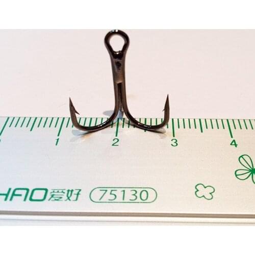 2017 Produce treble hooks size 6# high carbon steel number 60pcs/lot