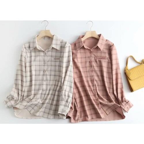 Женские рубашки в клетку CFYH China At AliExpress