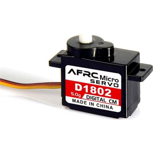 AFRC-D1802 5g Micro RC Servo digital steering gear for indoor RC Drone RC helicopter Glider model