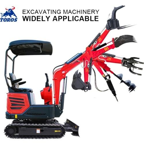 Mini Crawler Excavator Assistive Auger Small Digger Replacement Assistives Factory Price for Sale