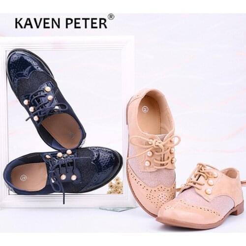 Кожаная обувь для девочек KAVENPETER China At AliExpress