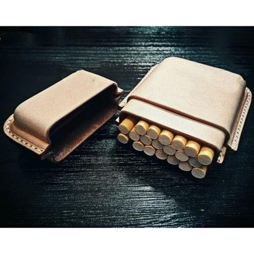 Leather craft 2pcs/set inner and outer cigarette bag case fixed plastic mould