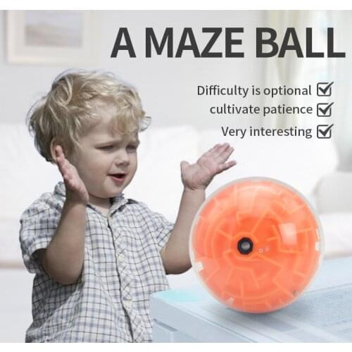 Magic Ball 3D Intelligence Labyrinth Ball Decompression Balance Walk The Bead Children Puzzle Maze Kids Gift Educational Toys