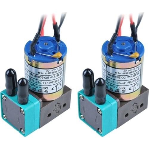 2Pcs/Lot JYY Small Ink Pump for Galaxy Wit Color Human Infiniti Phaeton Solvent Plotter Printer 3W 24V100-200Ml Micro-Ink Pump