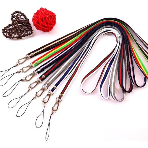 Mobile phone with metal clip hanging neck rope lanyard strap, mobile phone lanyard ID passport lanyard