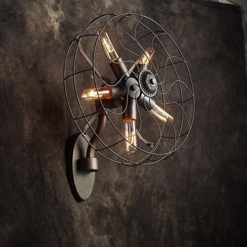 Retro clothing store wall lamp coffee shop creative wall lamp wall decoration lamp thickening wall lamp GY178