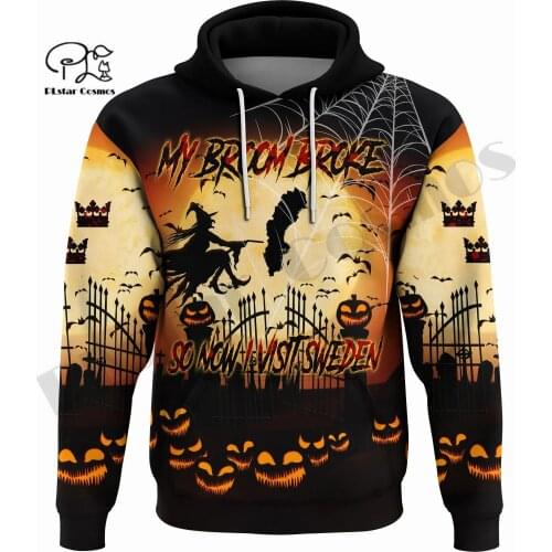 PLstar Cosmos 3Dprinted Newfashion Hippie Halloween Colorful SWEDEN Streetwear Funny Awsome Casual Hoodie/Sweatshirt/Zip Style-8