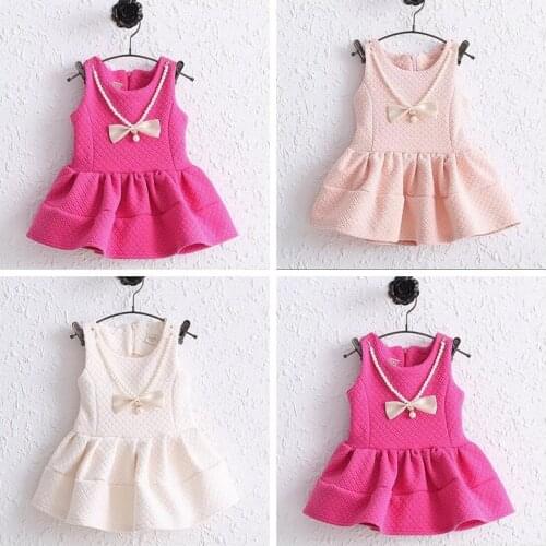 Girls dress,girls clothing,baby clothing,summer,kids clothes,Necklace baby girl dress,children dress,12M-4T size