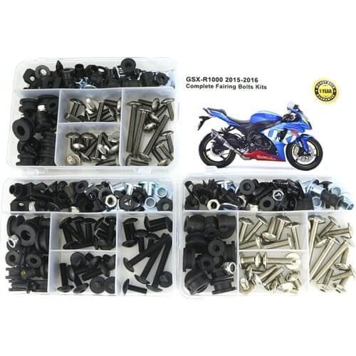 Fit For Suzuki GSX-R1000 2015-2016 GSXR1000 GSXR 1000 Complete Full Fairing Bolts Kit Clips Screws