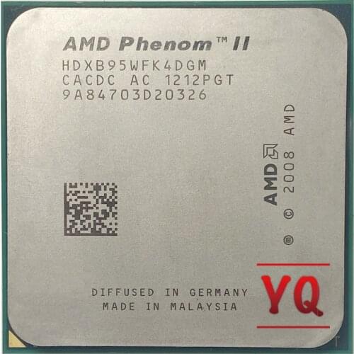 AMD Phenom II X4 B95 CPU/HDXB95WFK4DGM/HDXB95WFK4DGI 938Pin/3.0GHz/6MB L3/95W Socket AM3