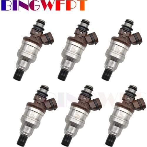 6pcs Fuel Injectors fit for Toyota 4Runner Pickup 3VZE 3.0L V6 23209-65020 23250-65020 195500-5400 22842-12130 23250-35040