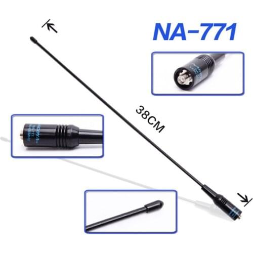 High Gain baofeng NA-771 SMA-F Walkie Talkie Antenna VHF UHF Dual Band For Kenwood For Baofeng UV-5R UV-82 Bf-888S H-777 Radio