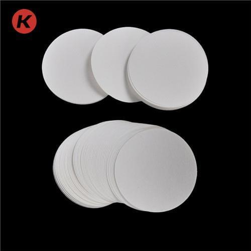 100PCS/bag Wholesale 7cm Laboratory filter paper Circular Qualitative filter paper medium speed Funnel filter paper Color:White