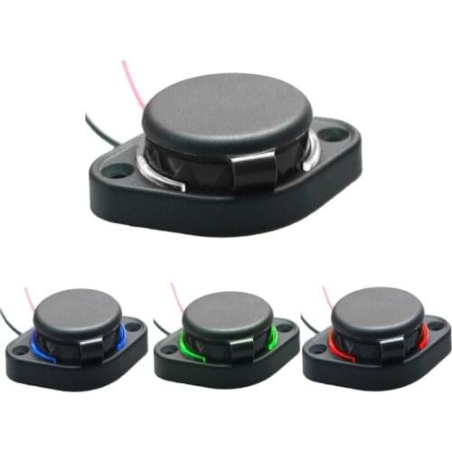 3.1A Dual USB Charger Power Socket Adapter Charging Panel Mount For 12-24V Car Boat Black Shell Flat Oval Red ABS Material
