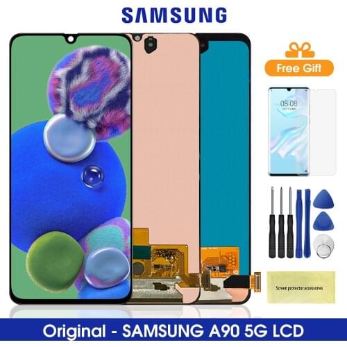 6.7" Original A908 Lcd For Samsung Galaxy A90 5G LCD Display Touch Screen Digitizer Assembly Replacement For Samsung A908 Lcd