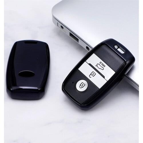 KUKAKEY TPU Car Key Case Cover Key Protection Shell For Kia Ceed Sportage Rio 3 4 Picanto Sorento Soul Venga Sportage Key Bag