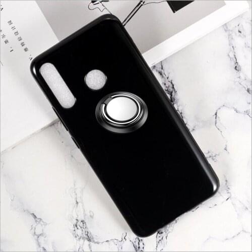 For Tecno Camon 11 Pro 12 Air Spark 4 Case Finger Ring Slim Skin Coque For Tecno Camon 12 Case Metal Car Magnetic Holder Cover