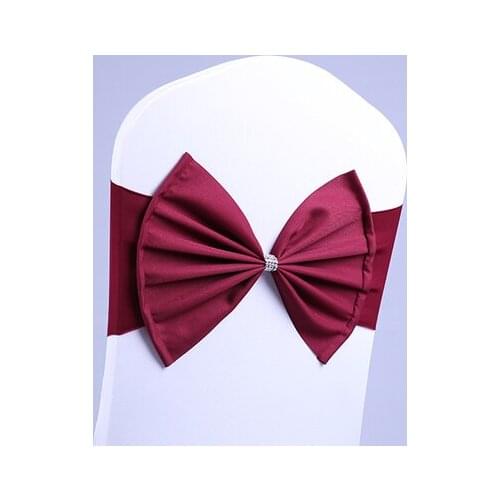 Hot Sale !! Hot Sale !! 100pcs Wedding Banquet Chair Sash Bow Sashes FREE SHIPPING MARIOUS