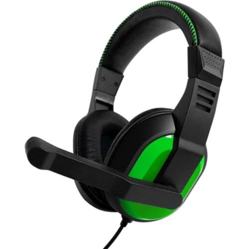 U2JE Computer Headset Lightweight 3.5mm Wired Headphones Gaming Headset Ultra Comfort Cable Control Earphones with Mic Switch