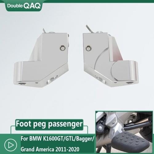Motorcycle For BMW K1600GT/GTL/Bagger/Grand America 2011-2020 Foot peg Passenger Footpeg Lowering Kit