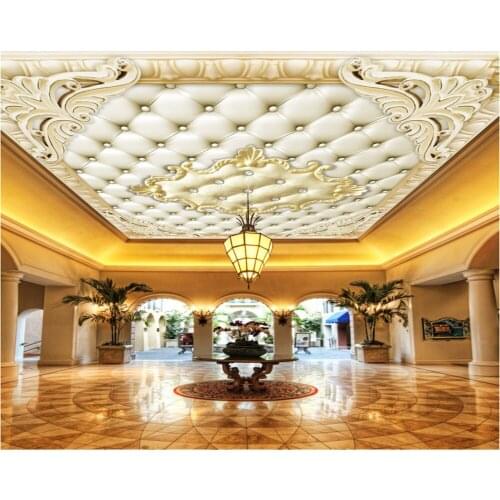 Beibehang Custom ceiling mural ceiling European wallpaper living room hotel ceiling photo 3d wallpaper tapeta do pokoju