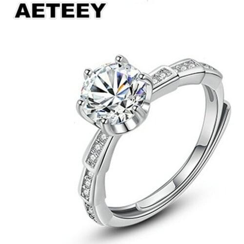 With Certificate Couple Women Men Wedding Moissanite Rings Set Sterling Silver 925 Jewelry Diamond Engagement Ring JA-30