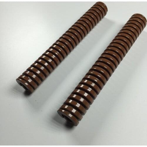 2Pcs Brown Super Heavy Load Mould Compression Die Spring 18 x 9 x 20/30/60/80/90/125mm