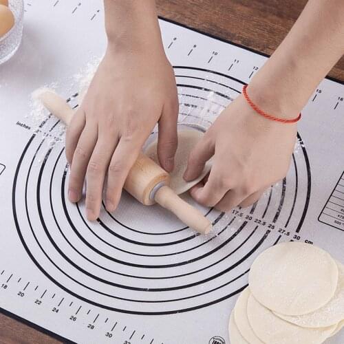 Silicone Kneading Dough Mat Scale Non-Stick Kitchen Baking Tool Cake Board Large Soft High Temperature Rolling Dough Pad