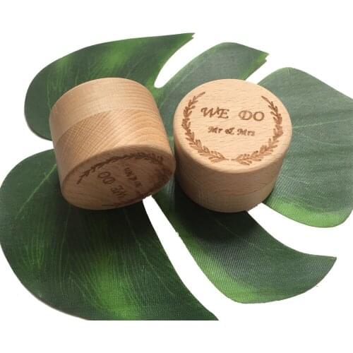 Wedding Wooden Ring Bearer Box Holder MR& MRS WE DO Letter Jewellery Box Rustic Wedding Valentines Engagement Decoration