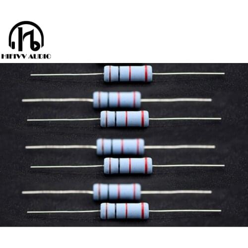 Japan AMRA resistance 5W 10ohm to 560kohm for power tube amplifier High-quality metal film resistors volume 8mm*25mm