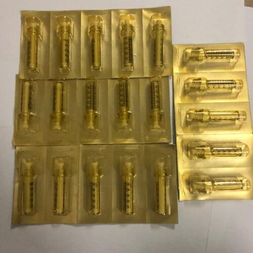 0.5ml 100pcs Syringe Ampoule head for hyaluron gun hyaluron pen High Pressure wrinkle removal water syringe