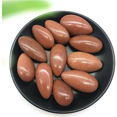 1pc Natural Golden Red Sandstone Quartz Crystal Tumbled Stones Mineral Specimen Natural Stones and Minerals