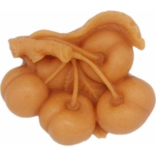 3D Cherry with Leaf Silicone Soap mold DIY Hangmade Craft 3d soap molds S550