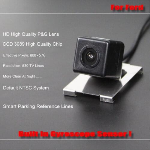 Car Rear Camera For Ford Focus 2015 2016 Backup Reverse NTSC RCA AUX HD SONY Intelligent Parking Tracks CCD CAM