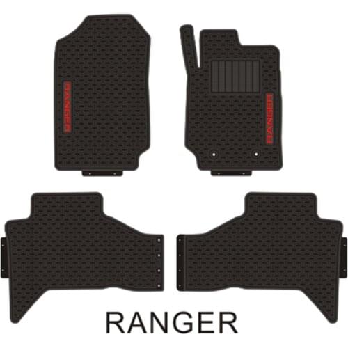 Car Floor Mats for Right Steering RHD Ford Ranger Special No Odor Carpets Waterproof Rubber