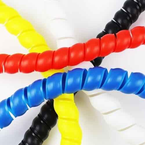 2m Colorful Winding Pipe Wire Wrap Spiral In Cable Sleeve Wiring Harness Motorcycle Heat Pipe Sleeve Cable Sleeves 8mm-40mm