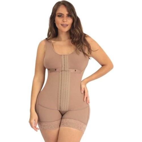 Faja Postop Short With Bra 4 Hooks High Compression Postoperative Flat Abdomenfaja Skims Bodysuit