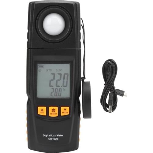 GM1020 Light Illuminance Meter 0‑200000Lx Digital Luxmeter Light Strength Tester Instrument Luminometer Electrical Equipment