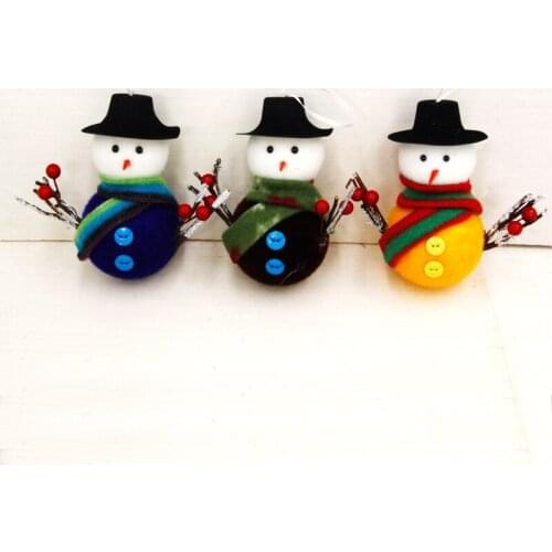 Christmas Snowman Pendant Foam Doll Pendant Christmas Childrens Gift Christmas Tree Ornaments Ornaments