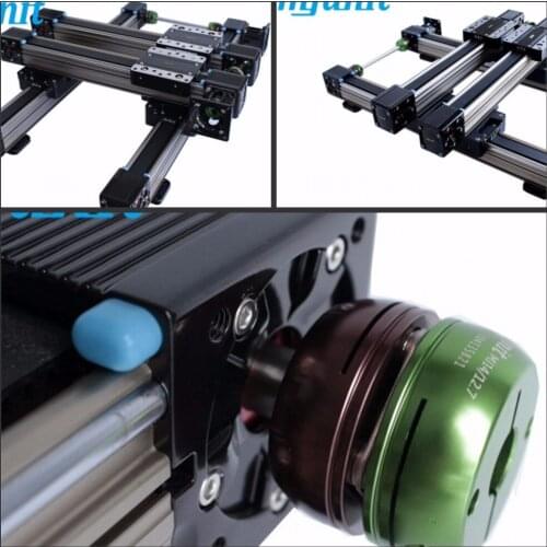 Mjunit MJ60 Customized 1000mm Length Belt Drive Linear Guide Rail High Strength Motorized for plasma table