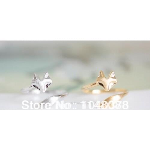 Fashion Fire Fox Ring Couple rings for women beautiful jewelry Christmas birthday gift