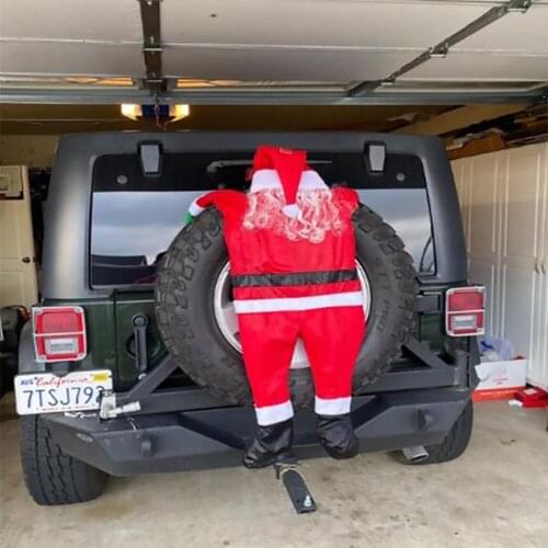 Climbing Hanging Santa Claus for Christmas Decoration Christmas Outdoor Decoration for Window Indoor Outdoor 2