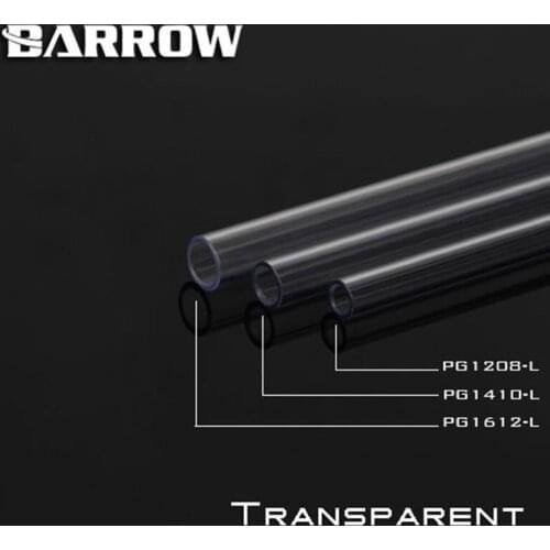 2PCS Barrow Multicolor outer diameter normal temperature type transparent PETG tube 500MM length PG1612-L PG1410-L PG1208-L