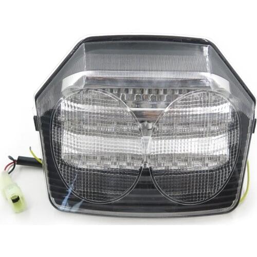 Aftermarket free shipping motorcycle parts LED Tail Light Brake Turn Signals For Honda CB1300 2003 CB400 2003-2008 CLEAR