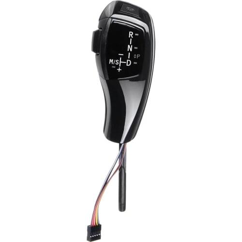 LED Manual Gear Shift Knob Stick Lever LHD Automatic For BMW E46 E60 5 Series 535