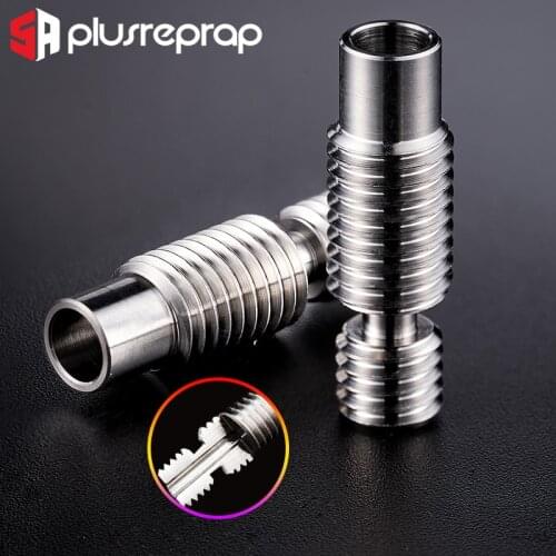 Titanium Alloy V6 Heat Break Throat Stainless Steel Smooth 1.75mm Filament For E3D V6 Hotend Extruder 3D Printer Parts