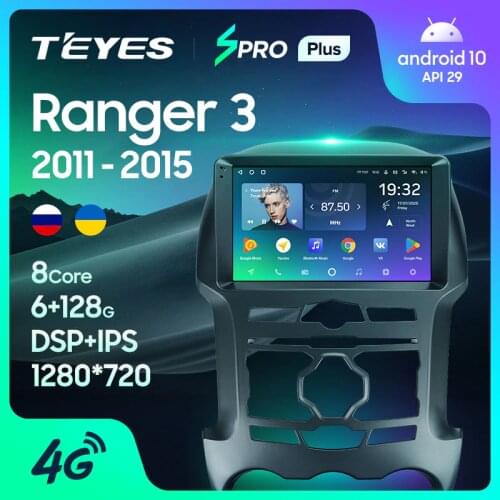 TEYES SPRO Plus For Ford Ranger 3 2011 - 2015 Car Radio Multimedia Video Player Navigation GPS Android 10 No 2din 2 din dvd