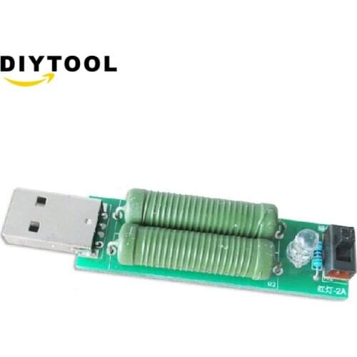 Usb тестер Resistor USB Tester dc Electronic Load With Adjustable Switch Battery Capacity Discharge Voltage Tester Resistance