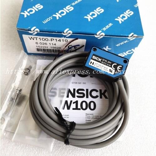 WT100-P1419 WT100-P1412 PNP Sick Photoelectric Switch Sensor 100% New Original